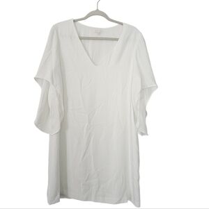 Anna Cate Meredith White Vneck dress Size M